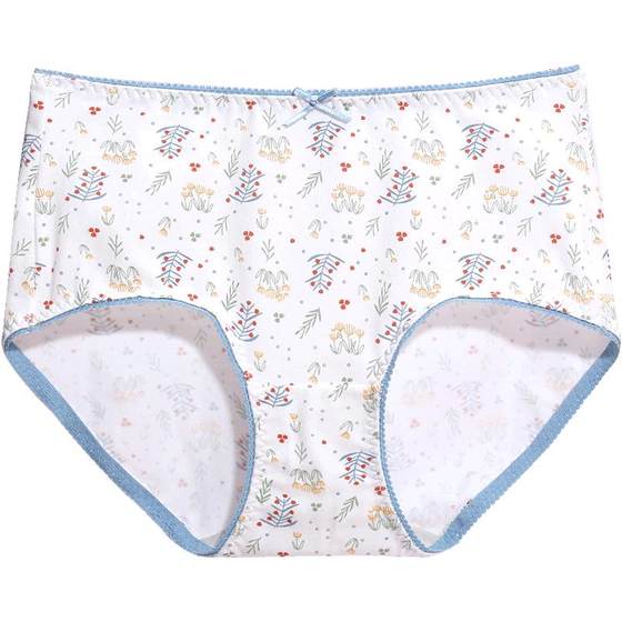 Die Anfen underwear for women pure cotton antibacterial medium and high waist girls shorts full cotton crotch lifting buttock thin breathable 2025 new style
