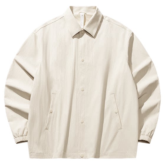 
Super ANTA Coach Jacket Men's Spring Water-Repellent Jacket Retro Casual Long Sleeve 152538609U