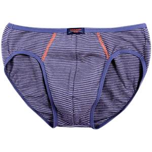 
Athletic triangle men's underwear thin edge striped mid-waist pure cotton breathable pants trendy sports elastic cotton pants cotton