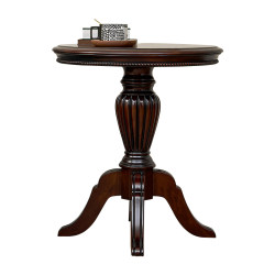 Esti light luxury walnut coffee table small round table