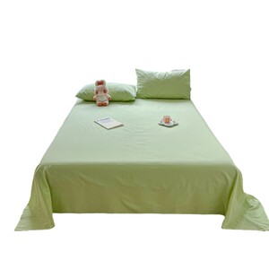 2026 new four-season bed sheet single piece 1.5 meters dormitory single quilt three-piece set non-cotton pure cotton summer