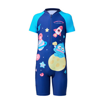 Zhouke boy one-piece flat horn swimsuit upf50+ sun protection