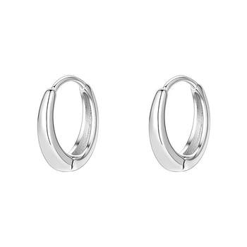 Earrings 999 sterling silver women's ear piercing light luxury high-end feeling
