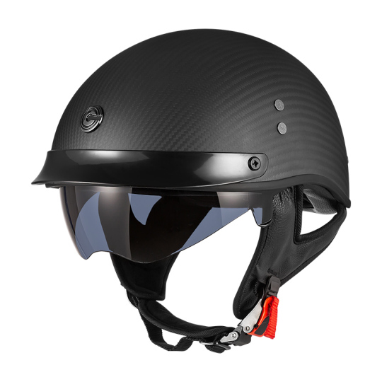 RUYICZB Casco da Moto in Fibra di Carbonio Certificato DOT/ECE