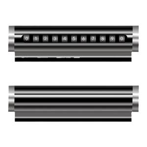 Car -car parking on the phone to move the license plate, the metal number plate can be hidden creative temporary parking plate