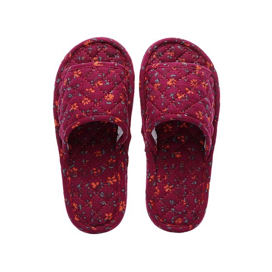 New special offer linen floor wood flooring brick home home quiet soft bottom slippers cotton men and women spring, summer and autumn

