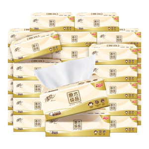 Qingfeng cotton soft log paper towel household 40 packs of facial tissue affordable toilet paper napkin paper by
