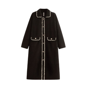 
Yuenei nightgown women's pajamas autumn and winter coral velvet plus velvet thickened flannel warm long nightgown small fragrance