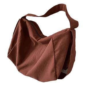 
Bags Women's Crossbody Canvas Bag New Large Capacity Lightweight Sports Outdoor Leisure Men's and Women's Commuting Shoulder Dumpling Bag