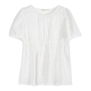 
Happy House Maternity Top 2026 New Summer Puff Sleeve Embroidered Short T-shirt Covers Buttocks Large Size Maternity Clothing