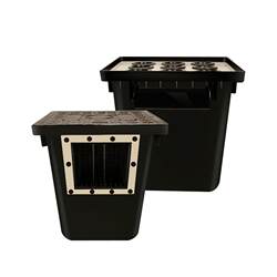 Ecological fish pond filtration system swamp filter box
