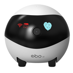 Ebo Home Smart Compagno Robot Wifi Telecamera Remota Monitoraggio Mobile Bambini Anziani Gatti Divertenti