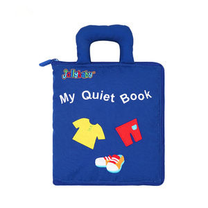 
jollybaby Montessori Early Education Quiet Cloth Book Baby Can't Tear Three-dimensional 1-3 Years Old Baby Educational Toys