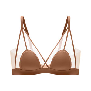 【可可小耳朵】伊维斯无钢圈红色内衣套装法式性感显小无痕文胸