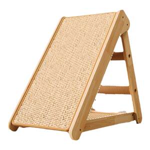 Disabled sword -ramp cat grabbing, wear -resistant, dandruff type cat paw sheet solid wood cat grabbing pillar cat nest toy
