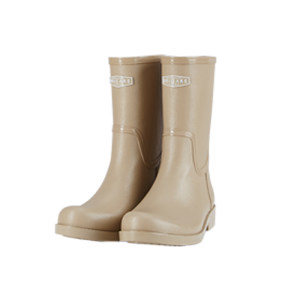 Unicare rainwash women's fashion model wears European and American mid -tube rain boots waterproof anti -skid shoe outdoor wading shoes
