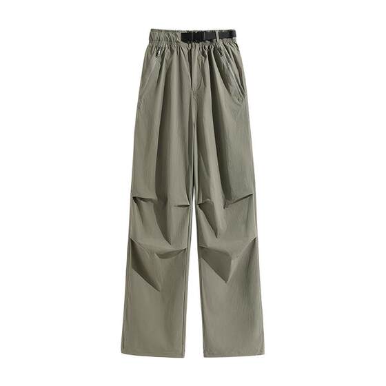 
Baleno S/K Series Military Green Paratrooper Pants Women's 2026 Summer New Lightweight Sunscreen Outdoor Sports Overalls Q