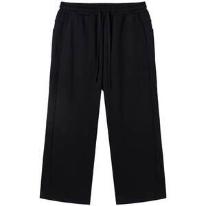 
NMAX large size trendy brand men's 25 new winter straight pants constant warm leather and velvet knitted casual trousers