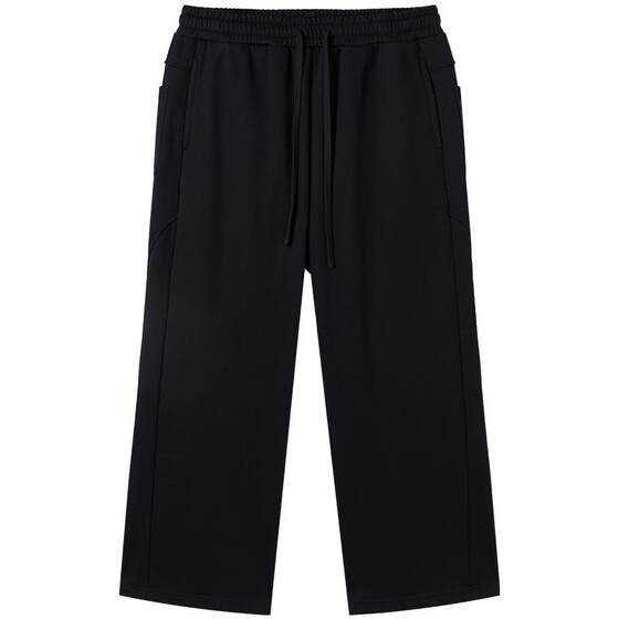 
NMAX large size trendy brand men's 25 new winter straight pants constant warm leather and velvet knitted casual trousers