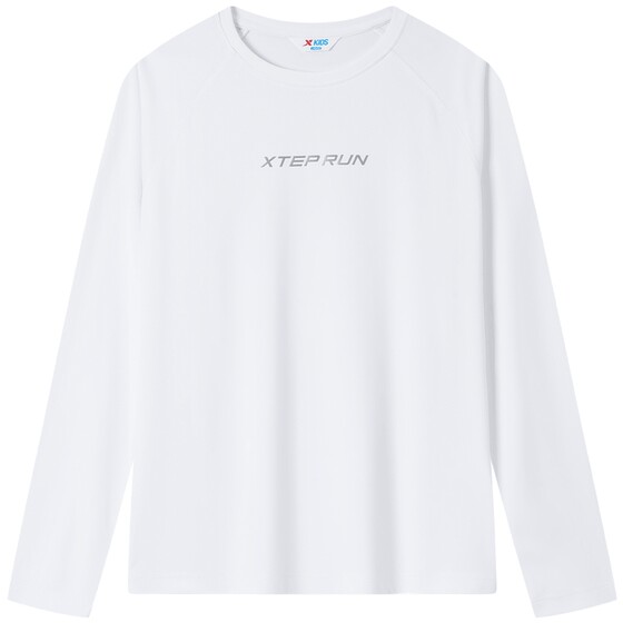 
Xtep children's clothing boys' quick-drying long T-shirt 2026 spring new children's running top medium and large children's long-sleeved T-shirt spring clothing