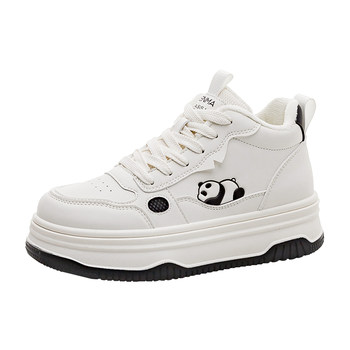 
Semir autumn and winter velvet second-cotton shoes for women high-top shoes