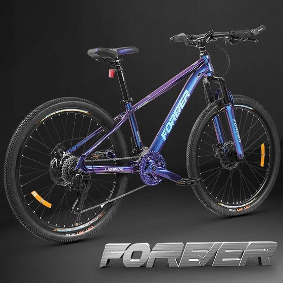 성인, 남성 및 여성을 위한 Forever 브랜드 산악 자전거, 가변 속도 오프로드 자전거, 청소년 남성 및 여성 로드 레이싱