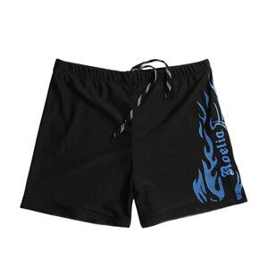 Swimming trunks Men's adult Big Big Big Big Swimming Speed ​​Dry Swimparies Beach Pants Fighting Black Swimsuit Facing Concern
