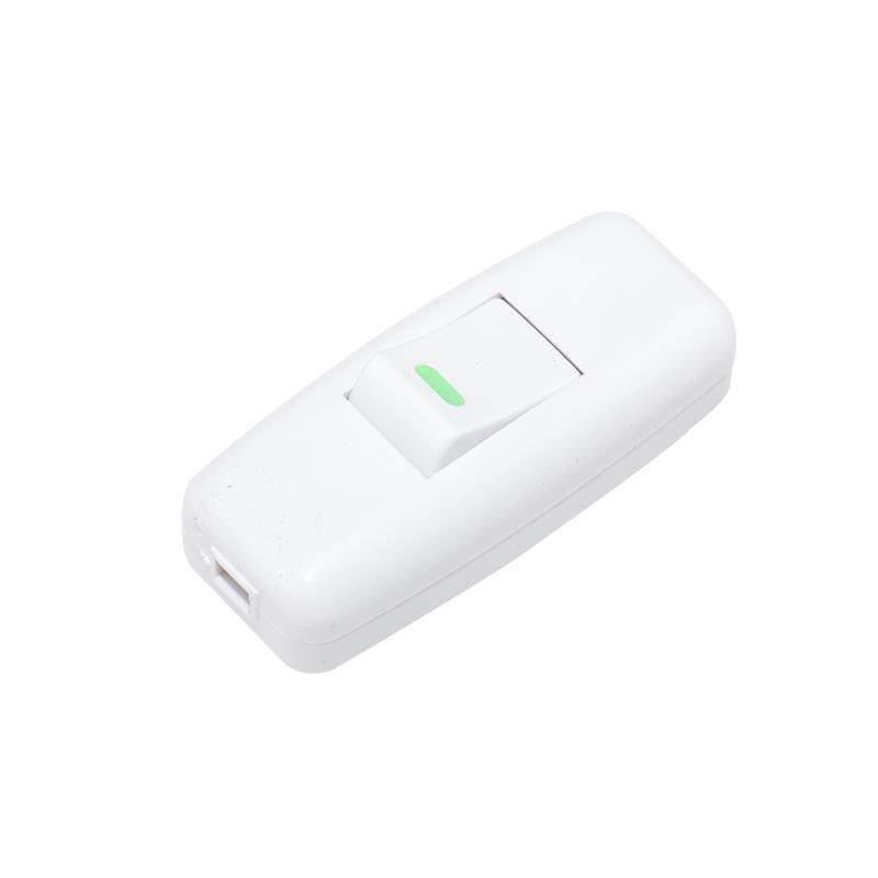 Ivory White Single Control Light Switch - Type 86 Pure Copper Wiring
