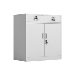 Steel low cabinet office document cabinet iron skin low cabinet data file printer storage container with lock balcony storage cabinet
