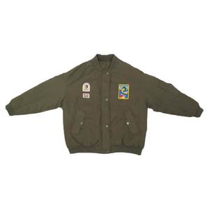 
Yunduo Factory Classic Bomber Jacket Cotton Clothes Casual Autumn and Winter Couple Cotton Jacket Men and Women Baseball Collar Cotton Clothes