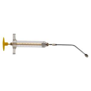 
Pig, cattle and sheep with metal feeding mouth stainless steel veterinary medicine delivery mouth medicine delivery mouth continuous syringe accessories