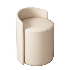 
Bedroom makeup chair light luxury home dressing table stool back simple modern cream style sofa stool round stool low stool
