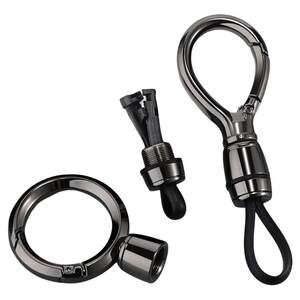 Car key chain pendant metal simple key chain waist buckle pendant for men and women anti-lost lock car key chain