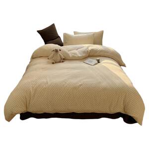 
Class A pure cotton washed cotton four-piece set pure cotton 2025 new student dormitory bed sheet 2 quilt cover 4 three-piece set 3