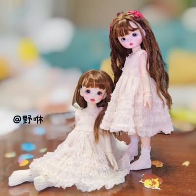 taobao agent Doll, plus size dress, clothing, with short sleeve