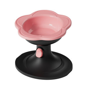 Cat bowl ceramic anti-overturning cat water bowl protecting cervical spine adjustable height cat food bowl dog bowl dog bowl pet bowl
