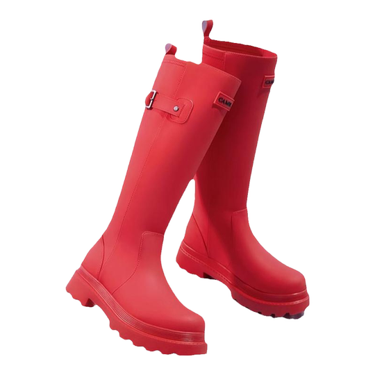 Steel Toe Red Rubber Boots Womens Camel Women's Rain Boots Red