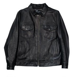 
Uncle Te Classic 507 American Retro Denim Jacket Sheepskin Genuine Leather Clothes Fashionable and versatile Men's Leather Cover