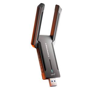 
USB wireless network card desktop computer wifi receiver Gigabit network notebook desktop wifi6 transmitter triple frequency drive-free 2.5G external wireless network card plug-in COMFAST-972AX