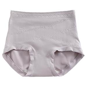 
Big red micro tummy control underwear women's high waist pure cotton antibacterial crotch waist micro-pressure body shaping skin-friendly breathable triangle shorts head