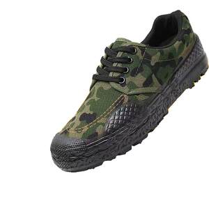 Jiefang shoes, labor protection shoes, men's and women's construction site rubber shoes, mountaineering non-slip wear-resistant low-top shoes, high-top cloth shoes, camouflage
