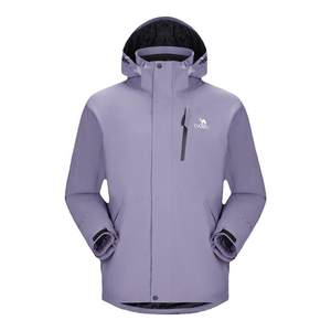 
Camel Outdoor Night Purple Jacket Three-in-One Men's and Women's Waterproof Mountaineering Clothing Tibet Travel Jacket Winter
