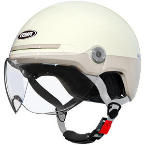 Mustang helmet official flagship store electric motorcycle men and women four season half helmet 3C certified summer sun protection safety helmet
