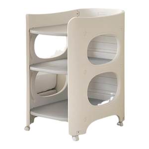 
Baby Diaper Table Multi-functional Moving Baby Care Table Storage Rack Newborn Diaper Bath Bathing Crib