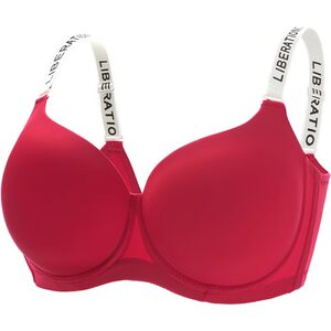 
Sugar Grain Large Size Red Underwear Set Women's Year of the Horse Year of the Horse Wedding Bride Large Breast Bra