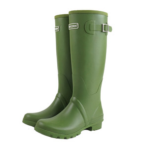 
Joycorn plus rain boots for women's classic Wellington rain boots waterproof outdoor rubber shoes non-slip high tube knight boots