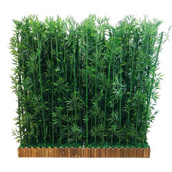 Simulated bamboo interior decoration screen outdoor landscape