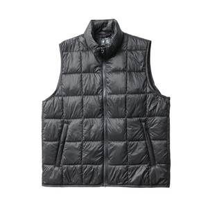 
Portable storage air cotton vest 25 autumn and winter men's daily casual stand-up collar lightweight warm vest jacket trend