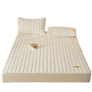 
Class A soy fiber quilted bed sheet single piece mattress protector three-piece set all-inclusive bed sheet set 2025 new style