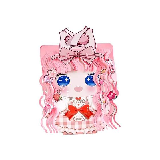 Barbie cotton doll quiet book 2024 new girl cut hair, hair change toy girl model magic hair
